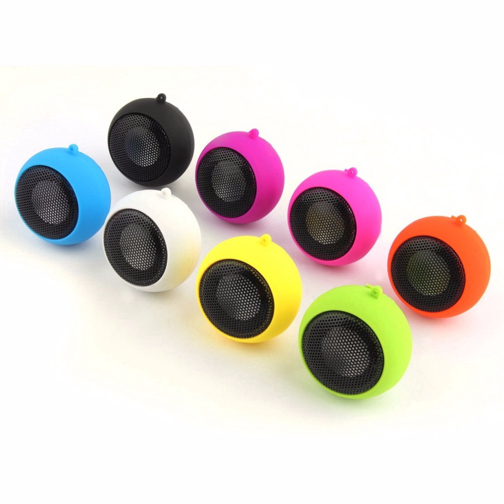 Loa mini 3.5mm cho máy tính và điện thoại kèm cáp sạc