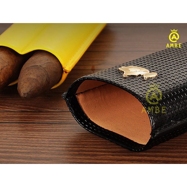 Bao da cigar 2 điếu đẹp Cohiba BC18