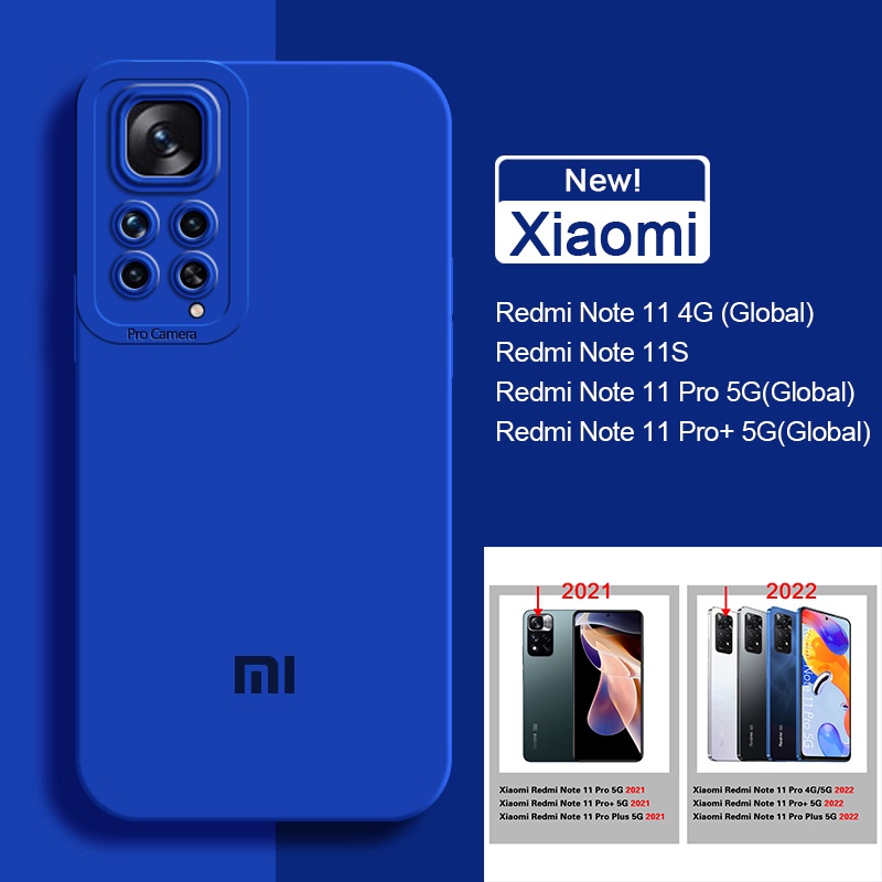 Ốp Điện Thoại Silicon Mềm Nhám Màu Kẹo Thời Trang Mới Cho Xiaomi Redmi Note 11 11E Pro Plus Pro 11S 4G 11T 12 5G