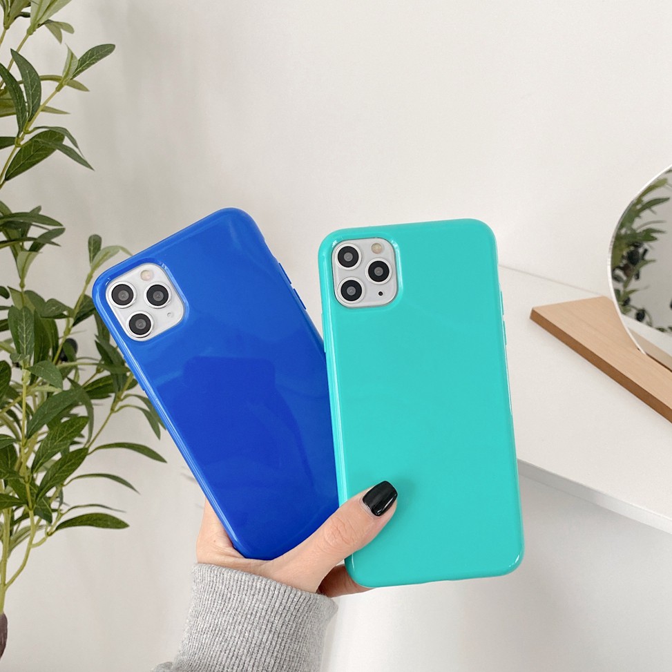 Ốp Lưng Mềm Chống Rơi Màu Kẹo Ngọt Cho Iphone 78 Plus 11 11 Pro 11 Promax 12 12 Pro 12 Promax