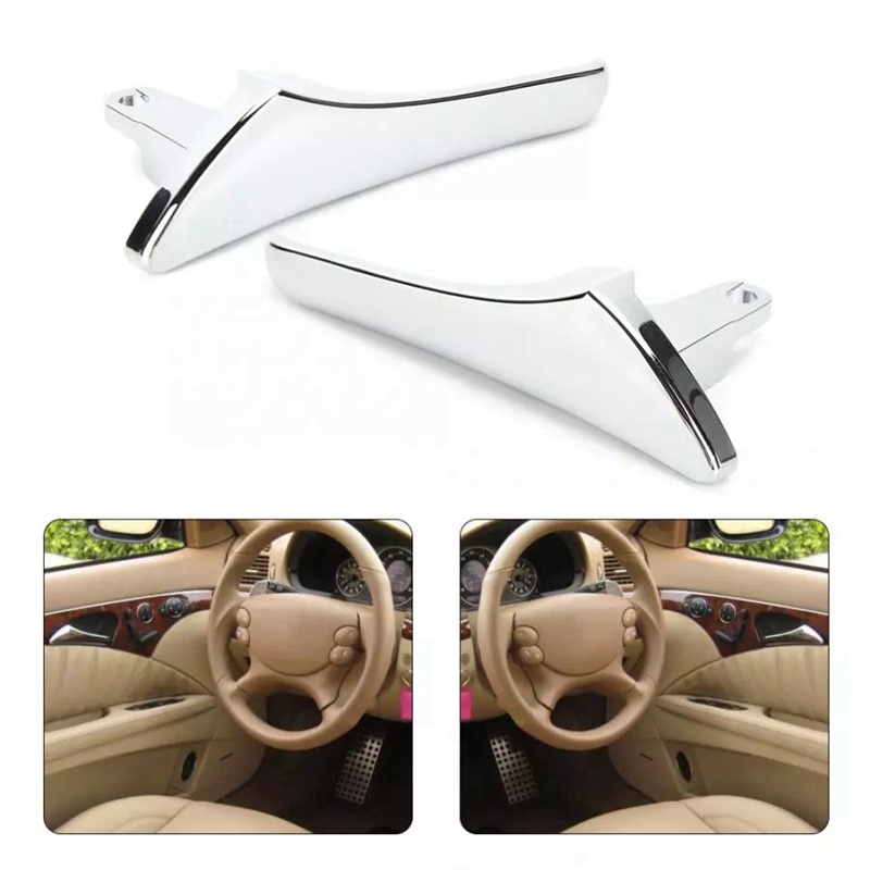 Tay nắm cửa bên trong bên trong mạ crôm Tay nắm kéo cửa trang trí cho Mercedes Benz E CLS Class S211 W211 W219 2003-2009 Cặp