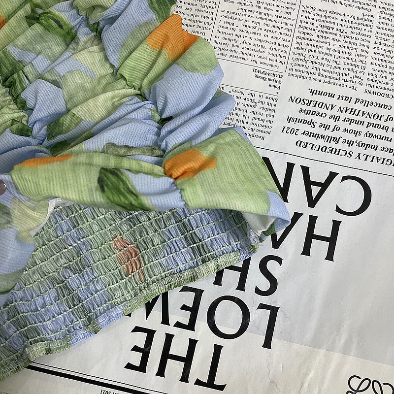 Áo Hai Dây Dáng Ôm Phong Cách Retro