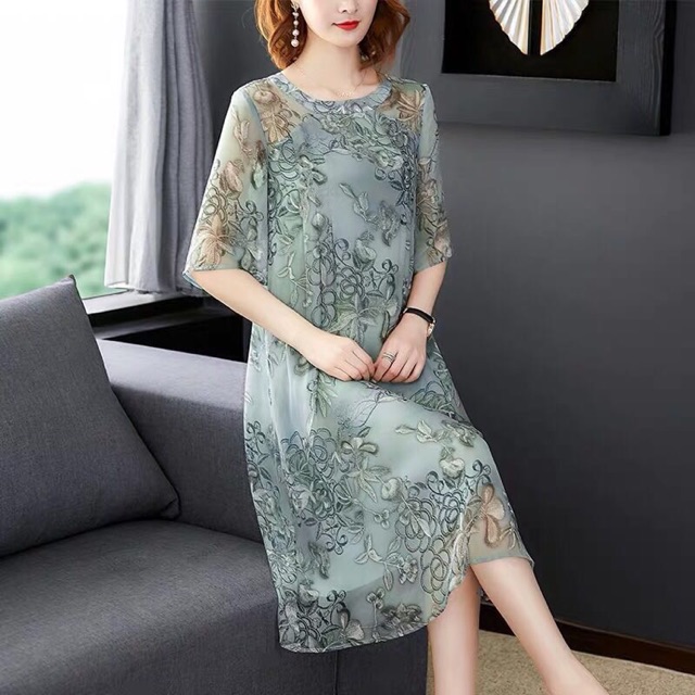 Váy đầm trung niên nữ
