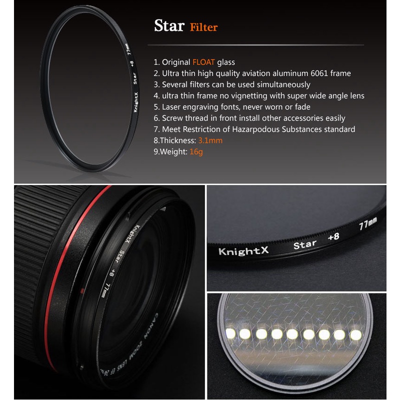 Ống kính lọc CPL ND 37mm 49mm 52mm 58mm dành cho camera điện thoại