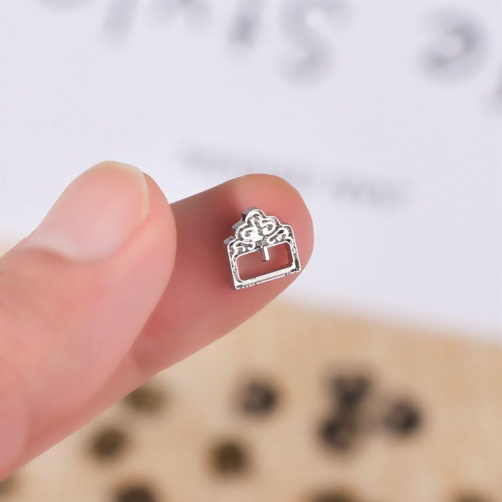 BEBETTERM Set 20 Khóa Ba Cạnh Mini Siêu Mỏng Chất Lượng Cao 4 Màu Cho Búp Bê