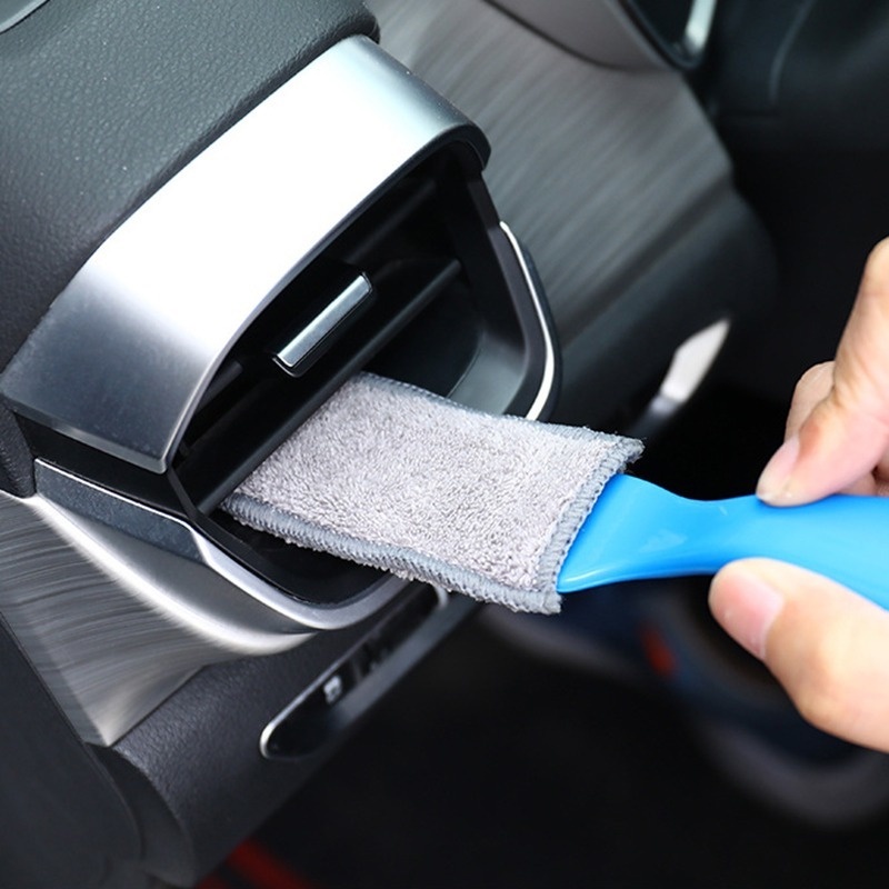 Bàn Chải Hai Đầu Vệ Sinh Máy Điều Hòa Xe Hơi Đa Năng Tiện Dụng