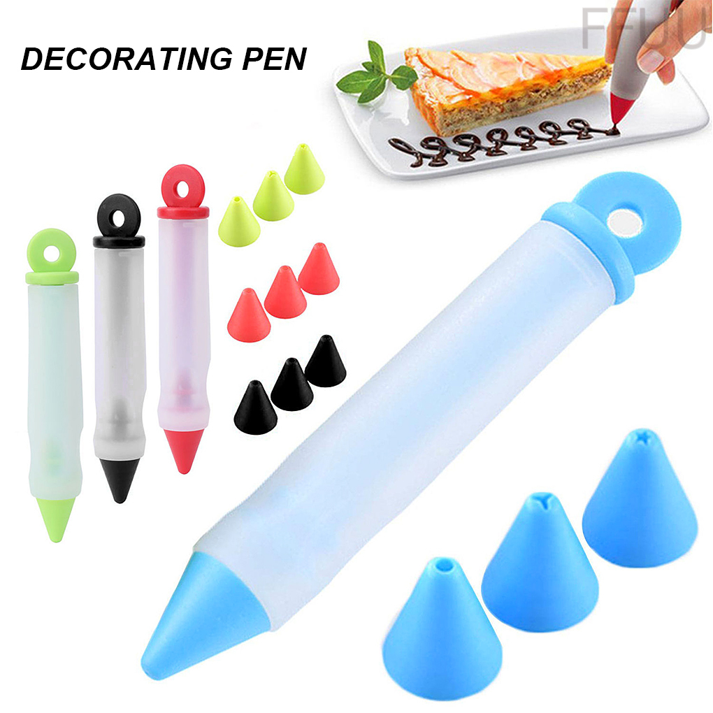 Bút viết vẽ trang trí bánh kem bằng silicone