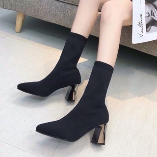 bốt len gót 7p cao cấp