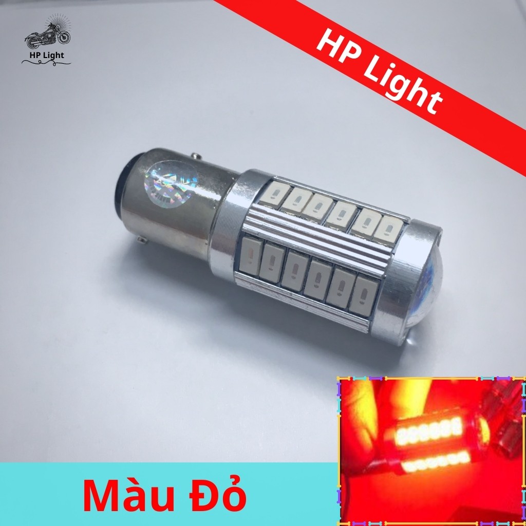 ĐÈN LED HẬU NHÁY 33 TIM LED BI CẦU Ô TÔ XE MÁY (GIÁ 1 BÓNG)_Đèn Hậu HP LIGHT