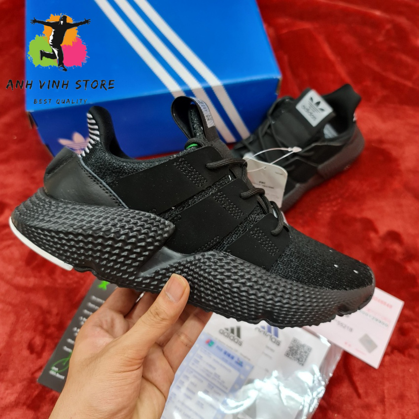 Giày Adidas Prophere Đen Đuôi Sọc Trắng