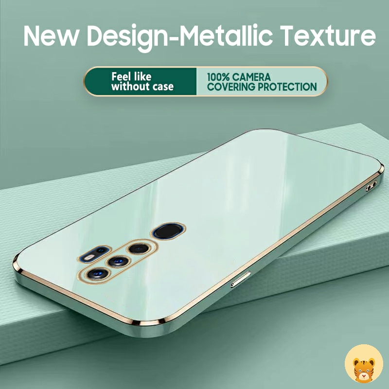 Ốp Điện Thoại Mạ Điện 7 Màu Sang Trọng Đơn Giản Dành Cho Oppo A9 2020 A5 2020