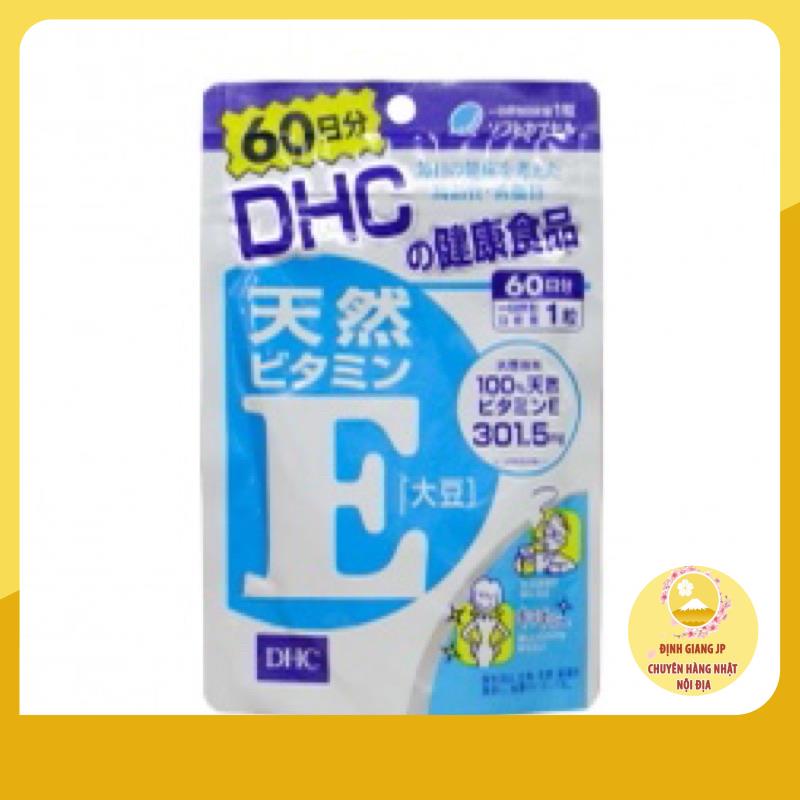 Hàng Chính Hãng  Hàng Chính Hãng  Viên Uống Bổ Sung Vitamin E DHC Nhật Bản Định Giang JP Giá Rẻ Vô Địch