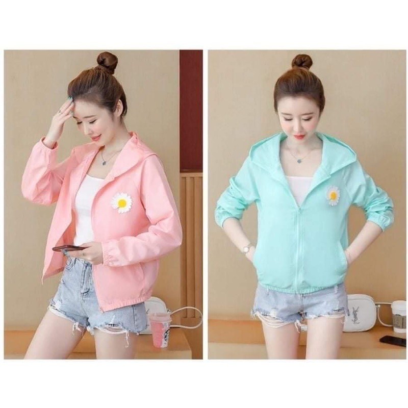 Áo Gió Nữ Hoa Cúc