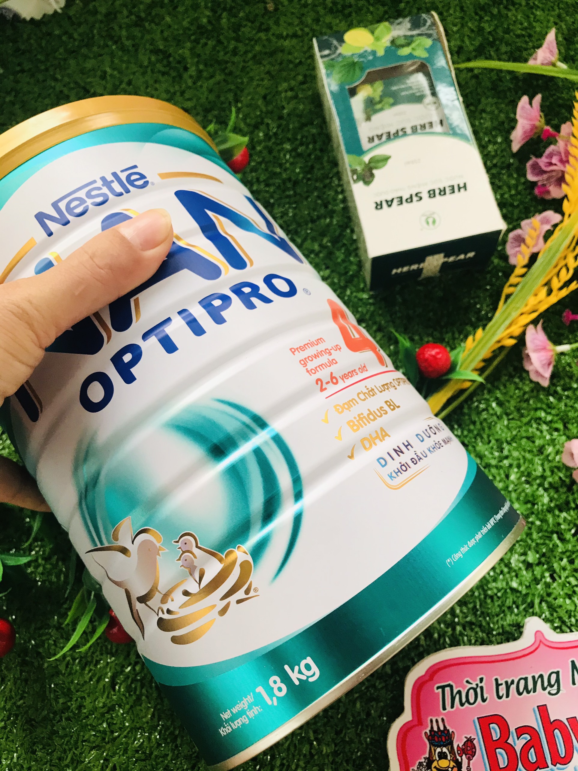 [Mã MKBC166 giảm 100K đơn 1tr3] Sữa bột Nestle NAN Optipro 4 cho trẻ trên 2 tuổi 1.8kg