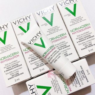 Vichy Gel Dưỡng Ẩm Kép Giảm Mụn Normaderm Phytosolution Daily Care 3ml