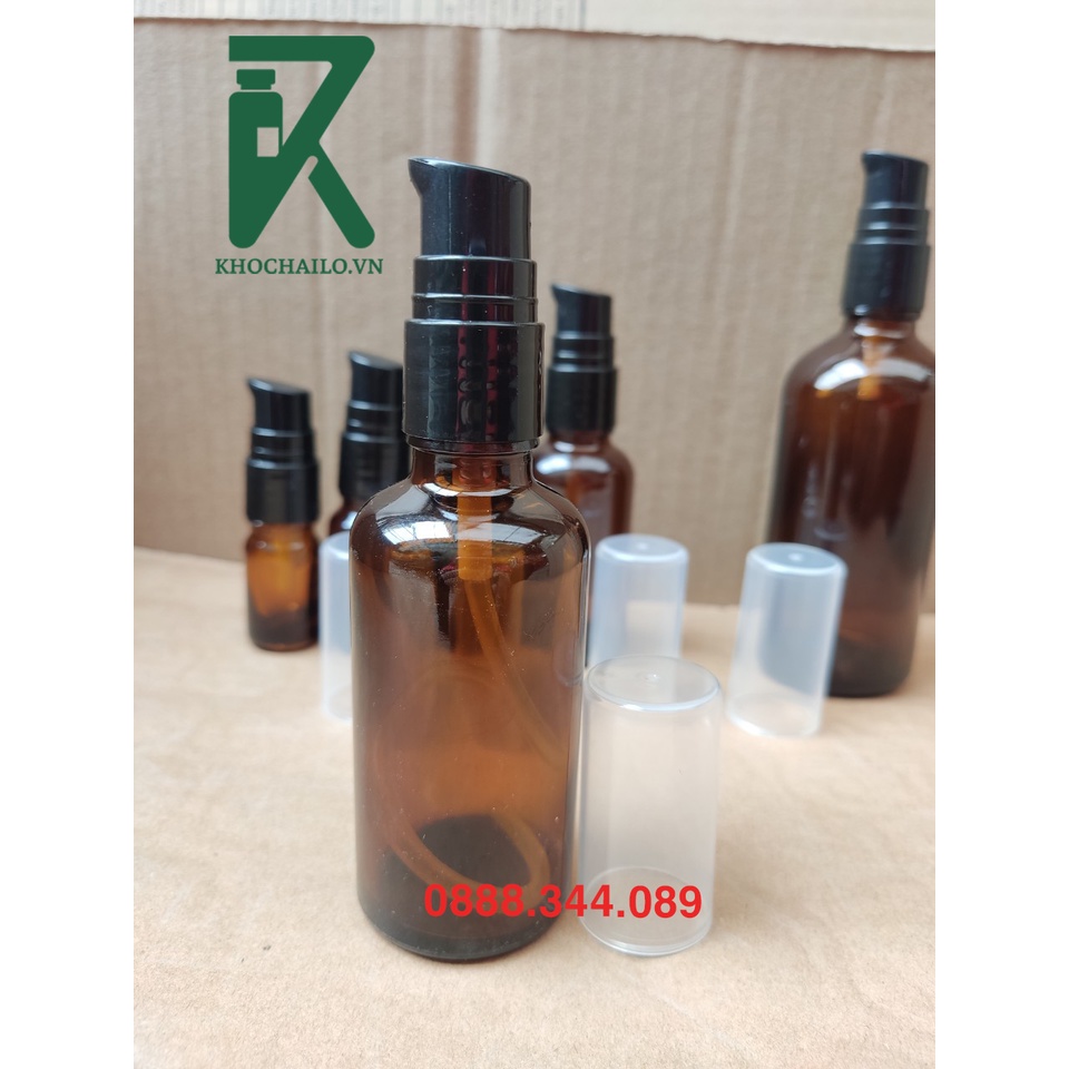 Chai tinh dầu ,serum thuỷ tinh trong,nâu vòi xịt nhấn giọt đen,nhấn giọt trắng 5ml,10ml,15ml,20ml,30ml,50ml,100ml
