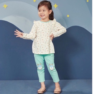Bộ mặc nhà dài tay bé gái Chaang