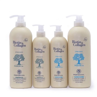 Dầu Gội Xả Giảm Rụng Tóc, Phục Hồi Tóc Khô Xơ  Biotin Collagen Trắng 1000ml   Ngọc Quỳnh Store 868