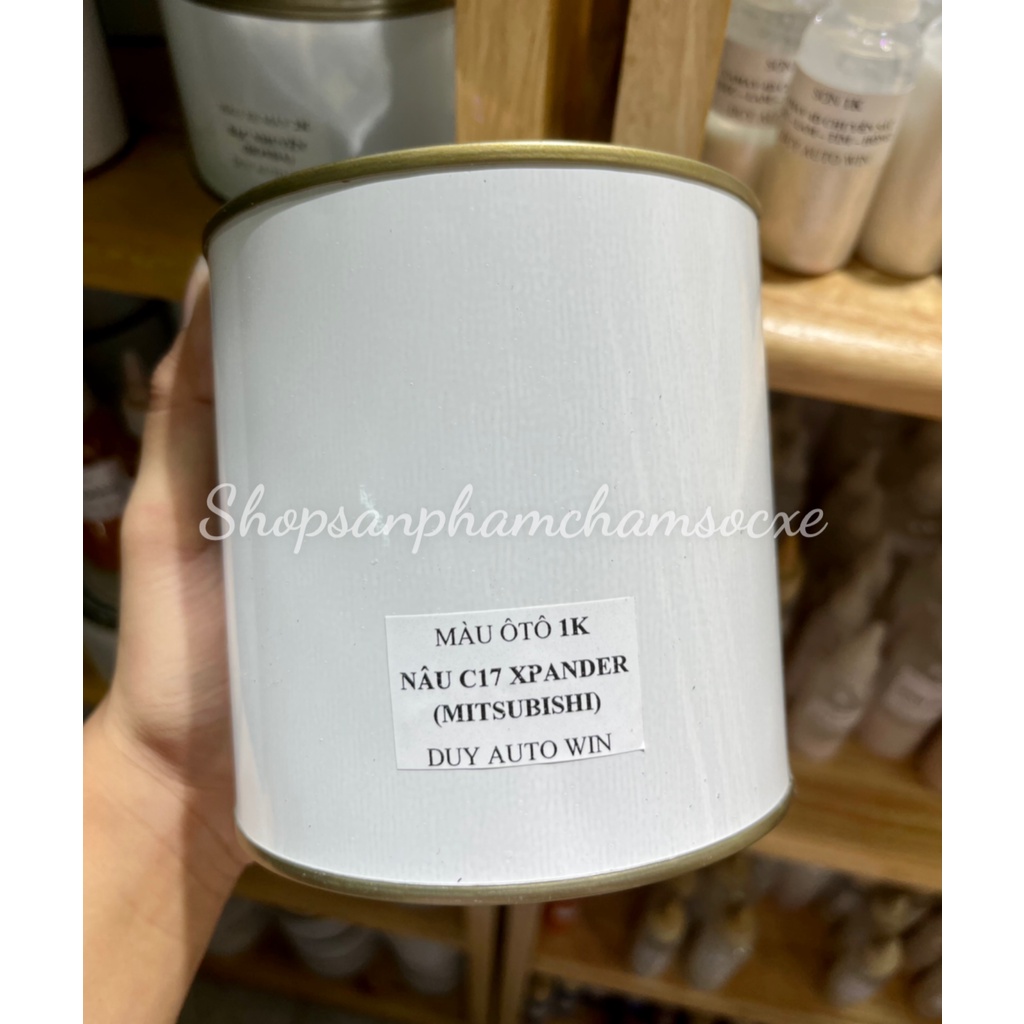 Nâu sẫm C17 Mitsubishi Xpander - Sơn ô tô 1k đóng lon 1kg và 0.5kg