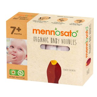Mì khoai lang hữu cơ cho bé ăn dặm Mennosato
