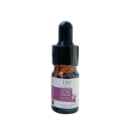 Tinh chất dưỡng da giảm mụn mờ thâm sẹo Love Skin White Whitening solution Acne Serum 5ml