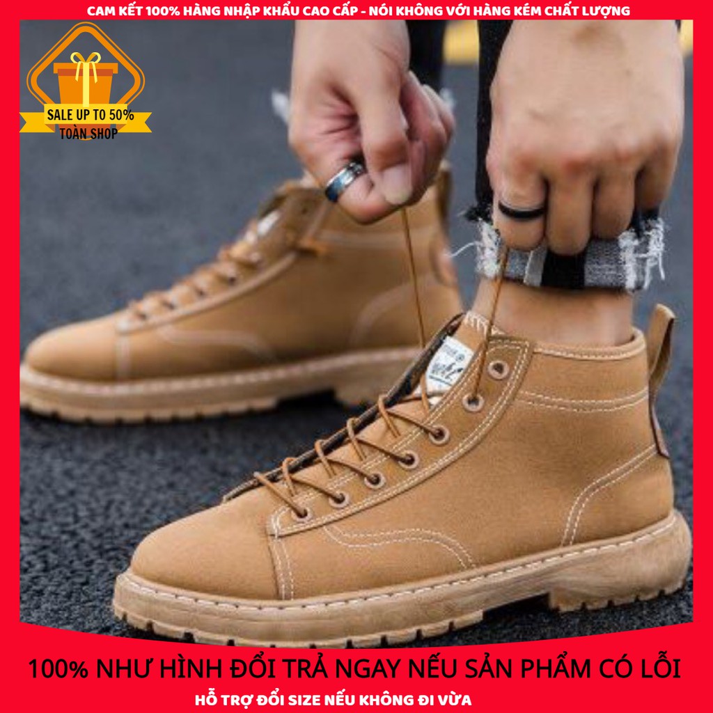 Giày thể thao nam nữ thời trang phong cách cao cấp đẹp giá rẻ 2019kiểu dáng cao thấp buộc dây đế cao( Đen Xám vải Chạy )