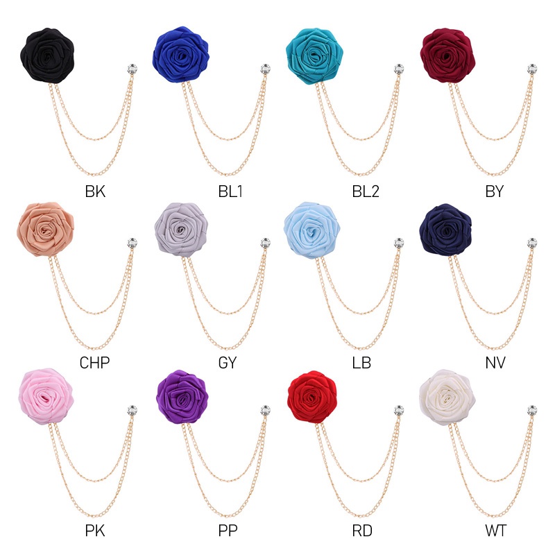 Ygt Ghim Cài Áo Vest Cô Dâu Chú Rể Hoa Hồng Handmade Phiên Bản Hàn Quốc