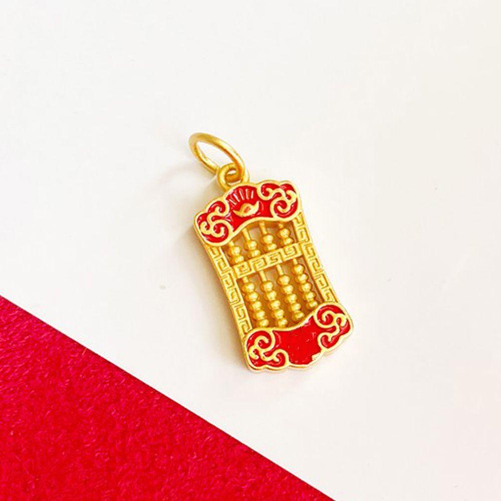 Cát ANEMONE ANEMONE Cát|Mặt Dây Chuyền Bằng Đồng Hình Bàn Tính Sáng Tạo Thời Trang DIY