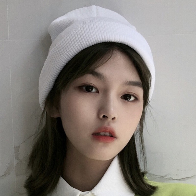 Mũ len kiểu dáng đơn giản phong cách Hàn Quốc chất lượng cao