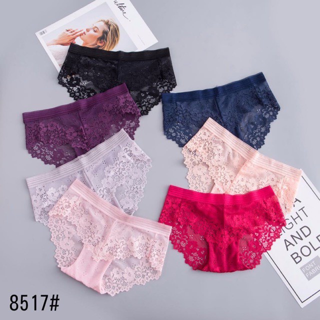 [SIÊU SALE Quần Lót Ren Hoa Mã 8517