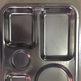 Combo 20 khay cơm inox nắp nhựa