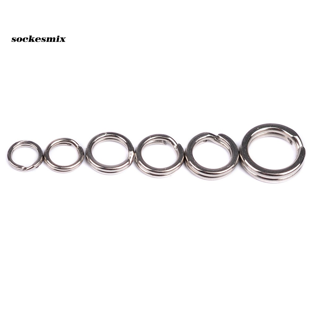 Set 100 Khuyên Thép Không Gỉ Dùng Trong Câu Cá Chuyên Dụng