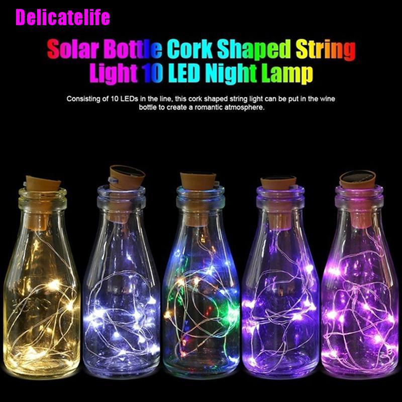 Dây Đèn Led Trang Trí Chai Rượu Dùng Năng Lượng Mặt Trời