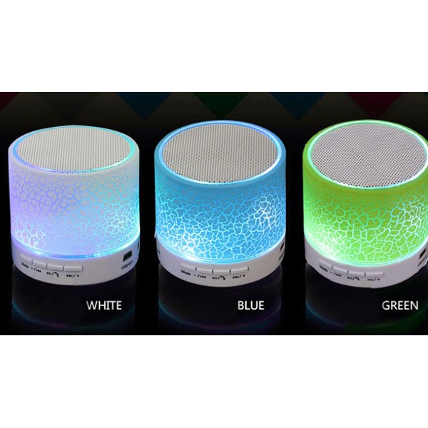 Loa mini bluetooth HLD-600 led màu ngẫu nhiên