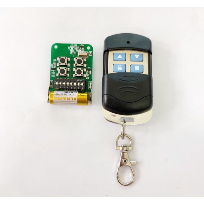 Remote cửa cuốn 8 mã gạt tần số 433mhz chống nước , dễ dàng sao chép