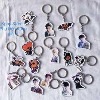Móc khóa nhựa BTS