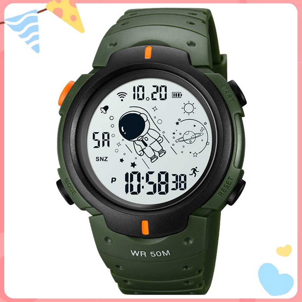 Đồng Hồ Báo Thức Kỹ Thuật Số Dành Cho Nam Nữ