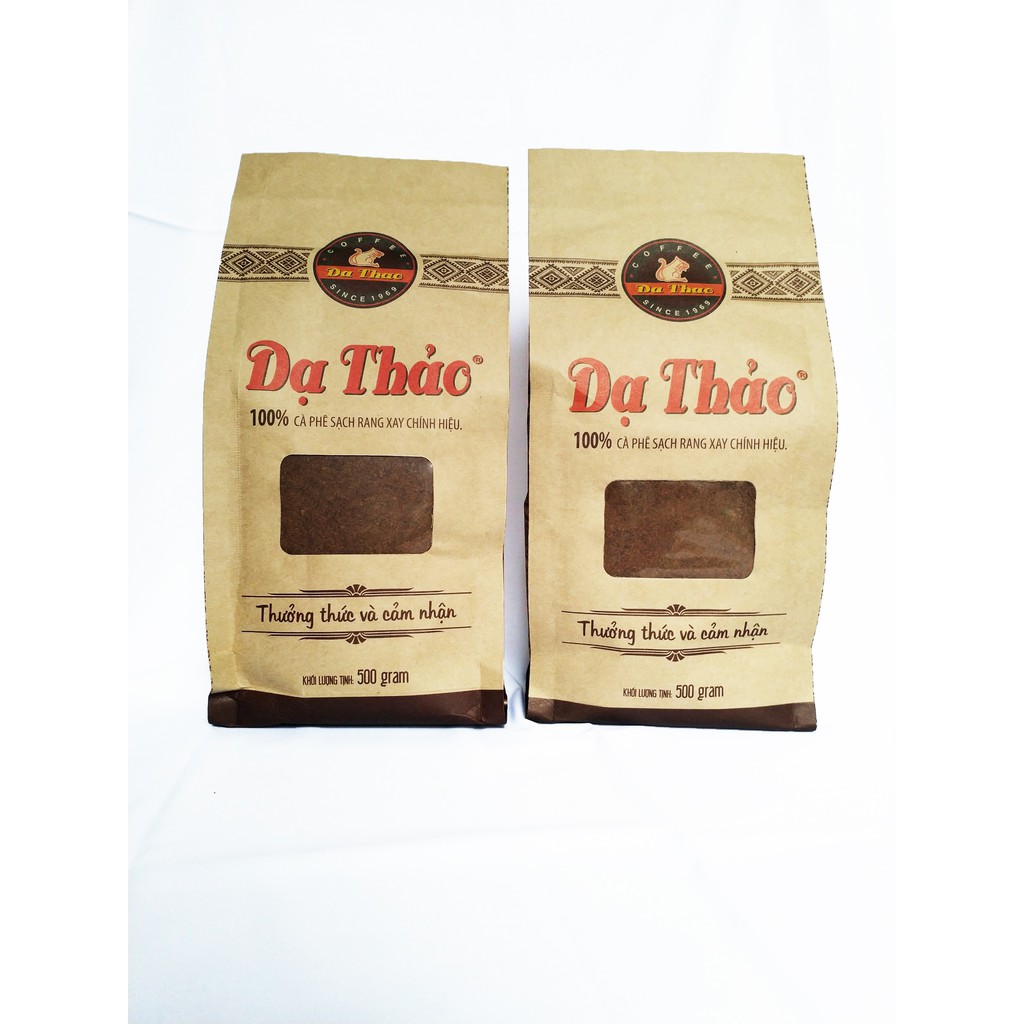 Cà phê bột rang xay Dạ Thảo 1969 rang mộc xay cao cấp 1kg