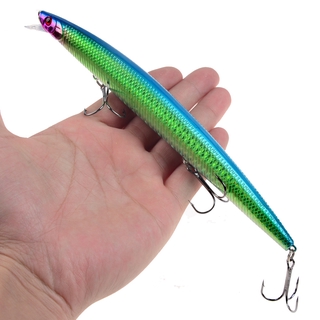 Mồi Câu Cá Giả Bằng Nhựa ABS Cứng 24g/18cm Có Lưỡi Câu