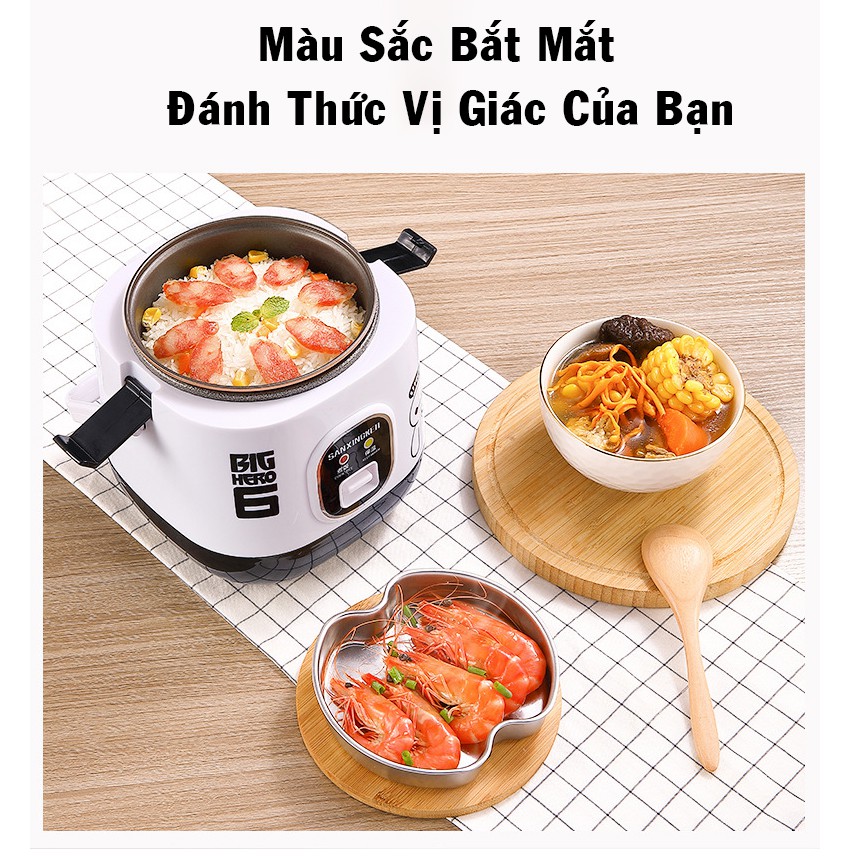Cặp lồng nấu cơm cắm điện CL2, hâm nóng, giữ nhiệt, tiện ích cho người bận rộn