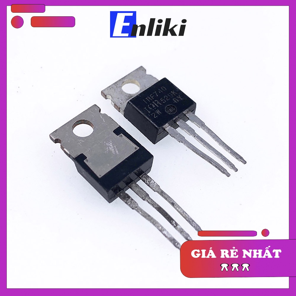 Irf740 mosfet N-CH 10A 400V Linh kiện tháo máy