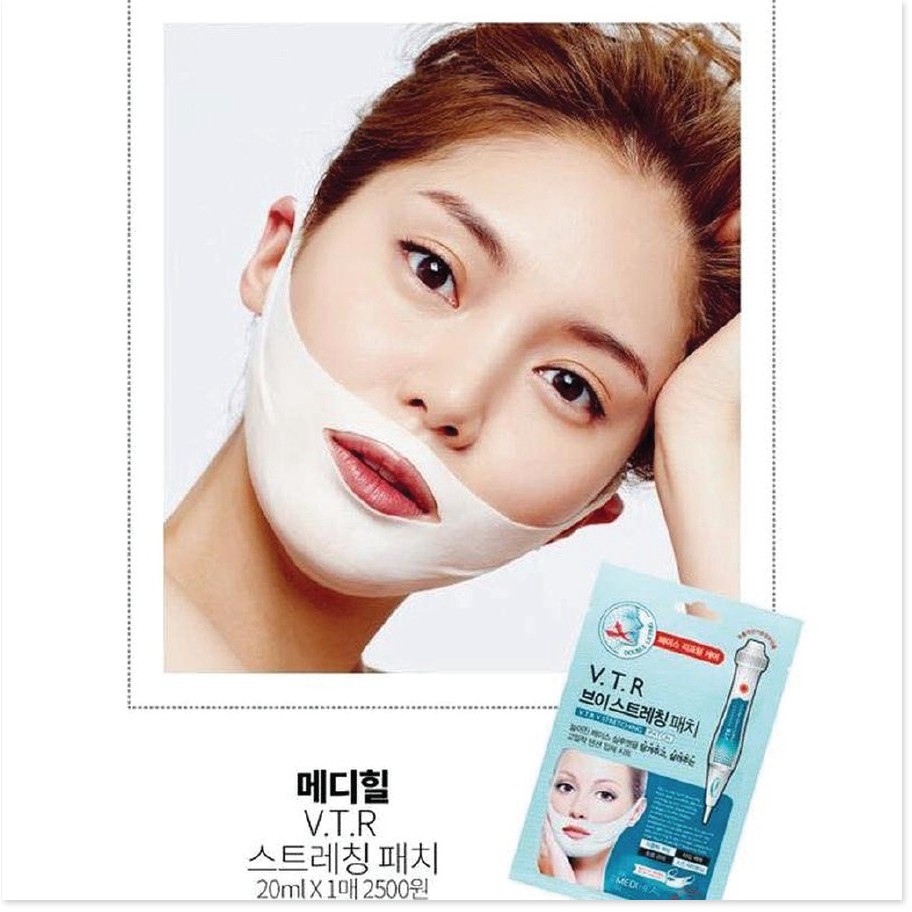 [Mã giảm giá shop] Mặt Nạ Nâng Cơ Giảm Mỡ Thừa Tạo Hình V- line Mediheal V.T.R Stretching Patch 20ml