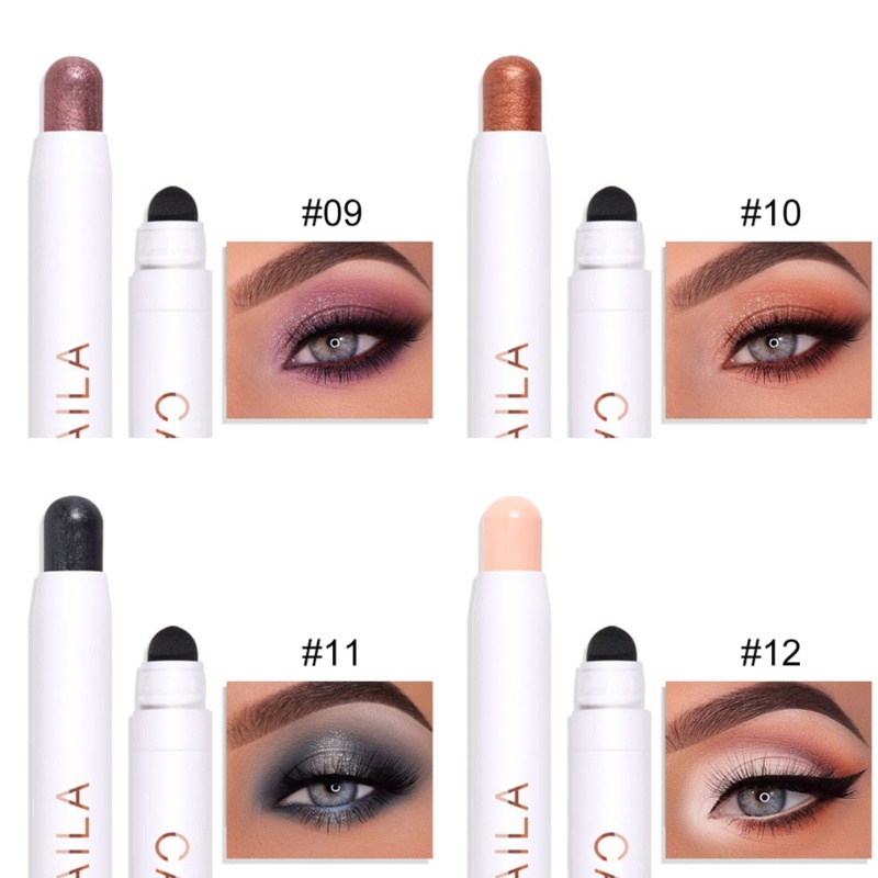 Set 12 Phấn Mắt Dạng Thỏi Có Nhũ Lấp Lánh YOUYO