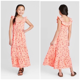 Đầm maxi bé gái