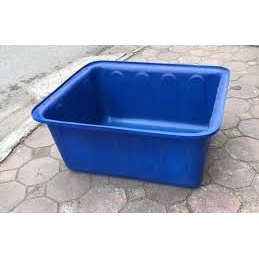 Bể nhựa nuôi cá 100L, thùng nhựa trồng rau, khay nhựa chữ nhật
