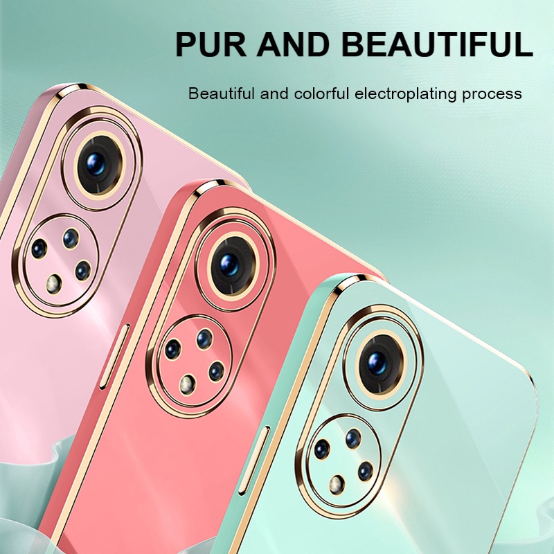 Ốp Điện Thoại Silicon Siêu Mỏng Hình Vuông Mạ Màu Cho Iphone 11 Pro Max 7 8 6 6S Plus SE 2020 20