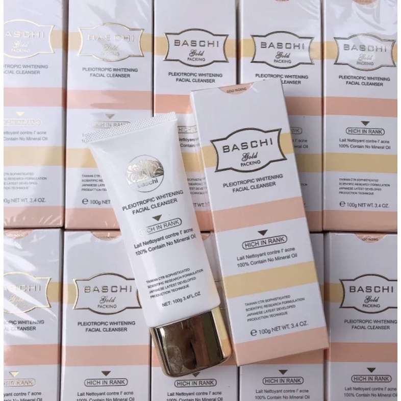 Sữa rửa mặt Baschi Gold Packing 100g