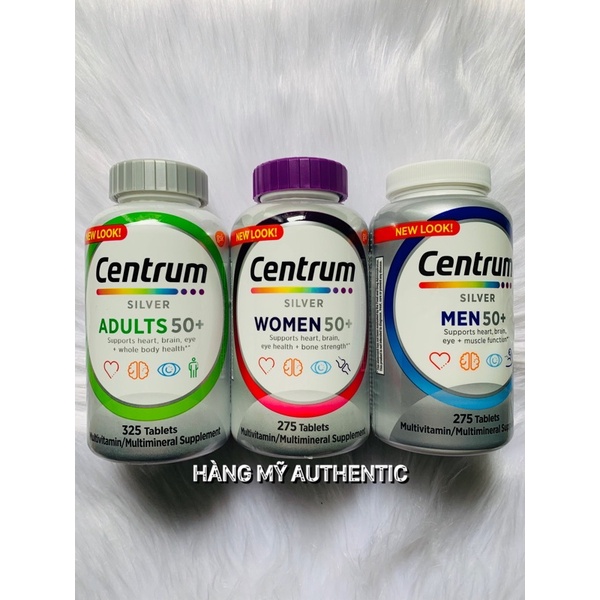 Date/2025 Hộp Centrum silver ultra women's 50+ 275 viên)