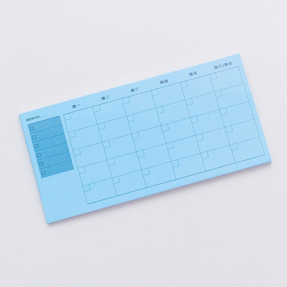 Sổ viết ghi chú lên lịch hàng ngày/tuần/tháng thiết kế nhỏ gọn