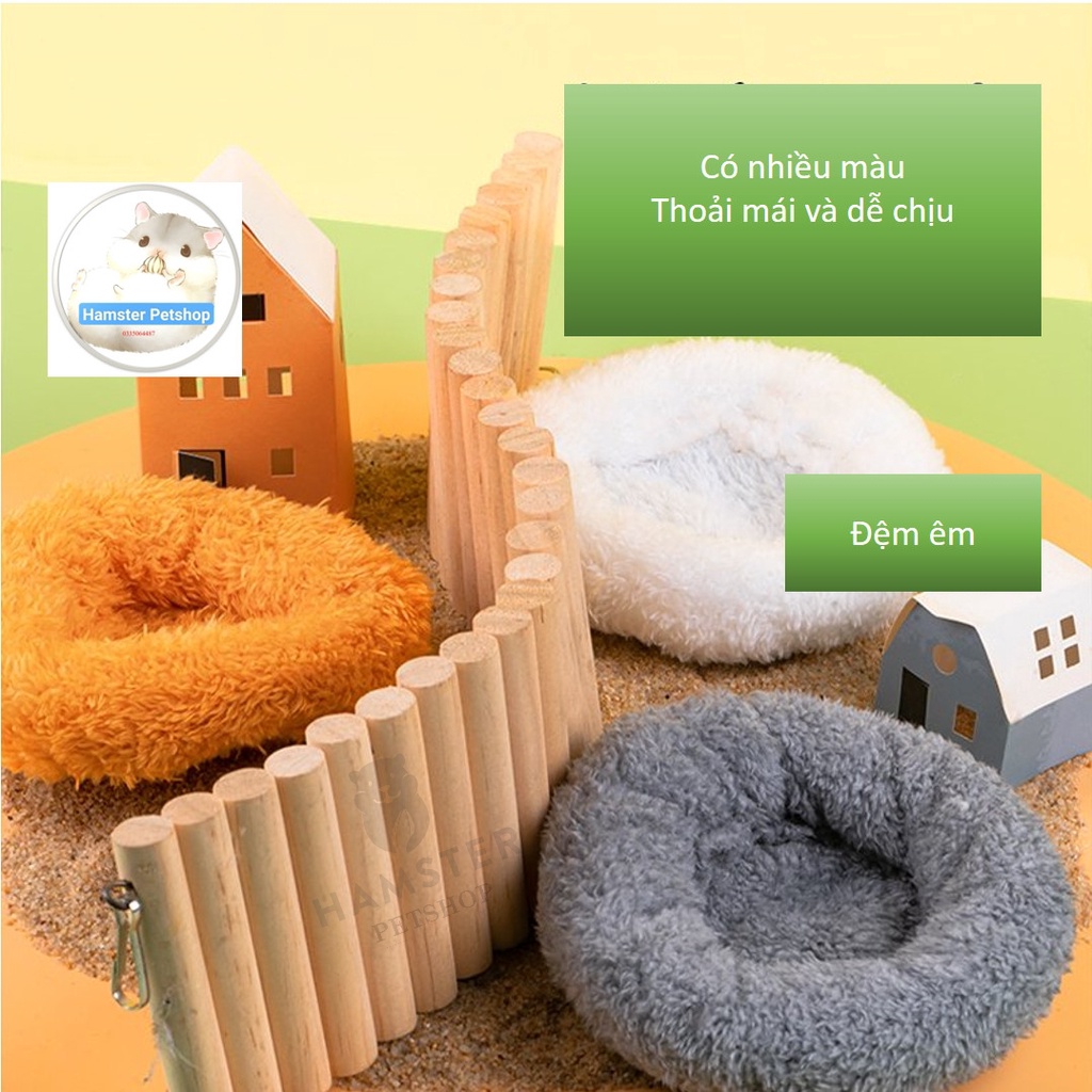 Đệm Ngủ Bông Mềm Ấm Cho Hamster , Nhím , Sóc